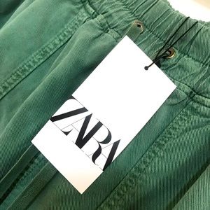 Zara Olive Green Pants
